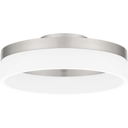 Quoizel Cohen Flush Mount Led Light Brushed Nickel. PCOH1608BN
